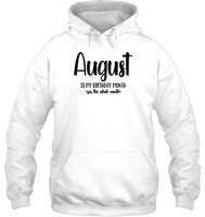 August Birthday Month Unisex Heavyweight Pullover Hoodie