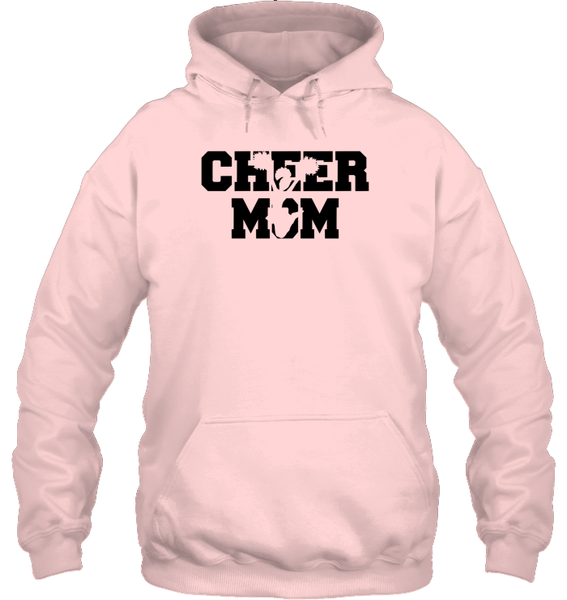 Cheer Mom With Cheerleader Unisex Heavyweight Pullover Hoodie