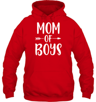Mom Of Boys Family Shirt Unisex Heavyweight Pullover Hoodie