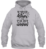 Sparkler Kisses 4th Of July Shirt Unisex Heavyweight Pullover Hoodie
