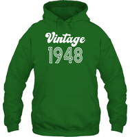 1948 Retro Vintage Birth Year Blast Unisex Heavyweight Pullover Hoodie