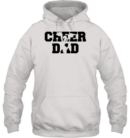 Cheer Dad With Cheerleader Unisex Heavyweight Pullover Hoodie