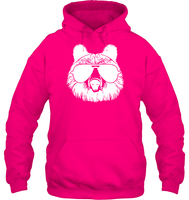 Cool Grizzly Bear Shirt Unisex Heavyweight Pullover Hoodie