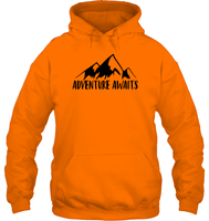 Adventure Awaits Unisex Heavyweight Pullover Hoodie
