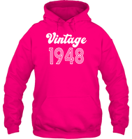 1948 Retro Vintage Birth Year Blast Unisex Heavyweight Pullover Hoodie