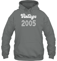2005 Retro Vintage Birth Year Blast Unisex Heavyweight Pullover Hoodie