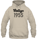 1955 Retro Vintage Birth Year Blast Unisex Heavyweight Pullover Hoodie