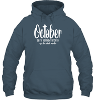 October Birthday Month Unisex Heavyweight Pullover Hoodie
