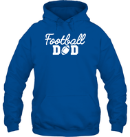 Football Dad Shirt - The Ultimate Game Day Essential Unisex Heavyweight Pullover Hoodie