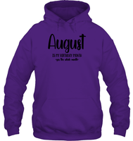 August Birthday Month Unisex Heavyweight Pullover Hoodie