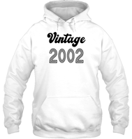 2002 Retro Vintage Birth Year Blast Unisex Heavyweight Pullover Hoodie