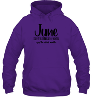 June Birthday Month Unisex Heavyweight Pullover Hoodie