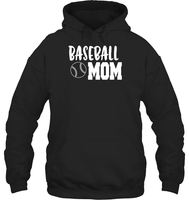 Baseball Mom Shirt Unisex Heavyweight Pullover Hoodie With Baseball