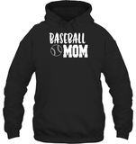 Baseball Mom Shirt Unisex Heavyweight Pullover Hoodie With Baseball