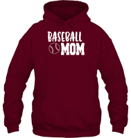 Baseball Mom Shirt Unisex Heavyweight Pullover Hoodie With Baseball
