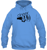 Cheer Dad With Megaphone Unisex Heavyweight Pullover Hoodie