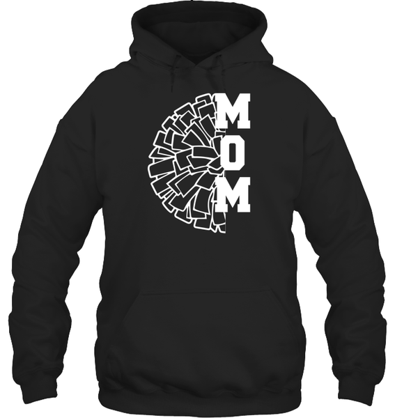 Cheer Mom With Pom Pom Unisex Heavyweight Pullover Hoodie