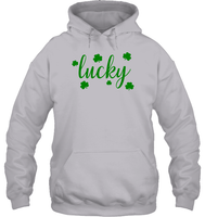 Lucky St Patrick's Day Shirt Unisex Heavyweight Pullover Hoodie