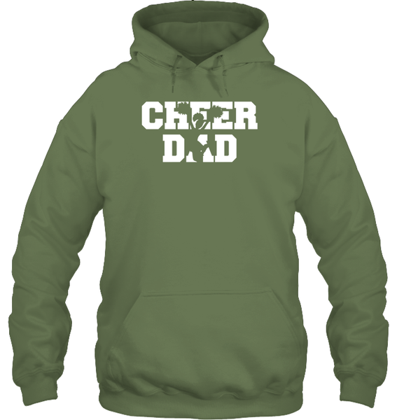 Cheer Dad With Cheerleader Unisex Heavyweight Pullover Hoodie
