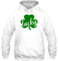 Lucky St Patrick's Day Shirt Unisex Heavyweight Pullover Hoodie