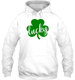 Lucky St Patrick's Day Shirt Unisex Heavyweight Pullover Hoodie