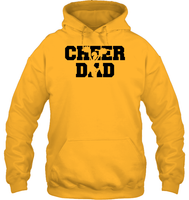 Cheer Dad With Cheerleader Unisex Heavyweight Pullover Hoodie