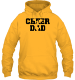 Cheer Dad With Cheerleader Unisex Heavyweight Pullover Hoodie