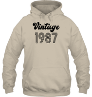 1987 Retro Vintage Birth Year Blast Unisex Heavyweight Pullover Hoodie
