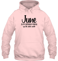 June Birthday Month Unisex Heavyweight Pullover Hoodie