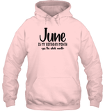 June Birthday Month Unisex Heavyweight Pullover Hoodie