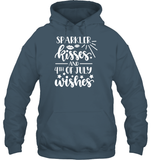 Sparkler Kisses 4th Of July Shirt Unisex Heavyweight Pullover Hoodie