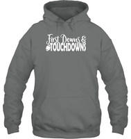 First Downs & Touchdowns Shirt - Score Big in Style! Unisex Heavyweight Pullover Hoodie
