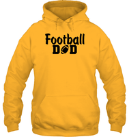 Football Dad Shirt - The Ultimate Game Day Essential Unisex Heavyweight Pullover Hoodie