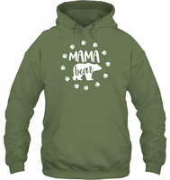 Mama Bear Family Shirt Unisex Heavyweight Pullover Hoodie