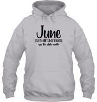 June Birthday Month Unisex Heavyweight Pullover Hoodie