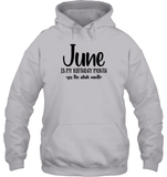 June Birthday Month Unisex Heavyweight Pullover Hoodie