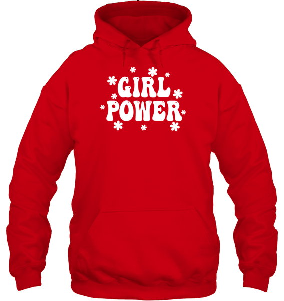 Girl Power Shirt Unisex Heavyweight Pullover Hoodie