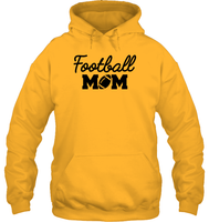 Football Mom Shirt - Celebrate Your Team Spirit Unisex Heavyweight Pullover Hoodie