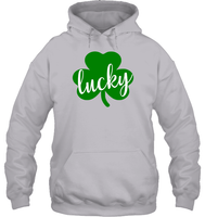 Lucky St Patrick's Day Shirt Unisex Heavyweight Pullover Hoodie