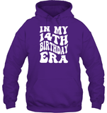 In My 14th Birthday Era Birthday Shirt Unisex Heavyweight Pullover Hoodie