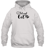 Let's Get Lit 4th Of July Shirt Unisex Heavyweight Pullover Hoodie