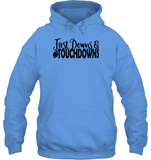First Downs & Touchdowns Shirt - Score Big in Style! Unisex Heavyweight Pullover Hoodie
