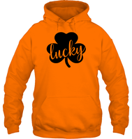 Lucky St Patrick's Day Shirt Unisex Heavyweight Pullover Hoodie