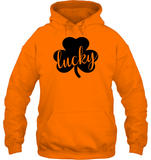 Lucky St Patrick's Day Shirt Unisex Heavyweight Pullover Hoodie