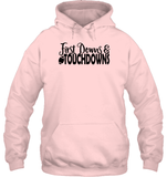 First Downs & Touchdowns Shirt - Score Big in Style! Unisex Heavyweight Pullover Hoodie