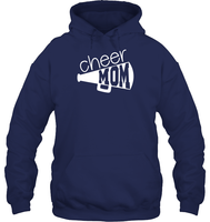 Cheer Mom With Megaphone Unisex Heavyweight Pullover Hoodie