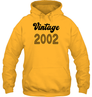 2002 Retro Vintage Birth Year Blast Unisex Heavyweight Pullover Hoodie