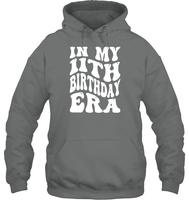 In My 11th Birthday Era Birthday Shirt Unisex Heavyweight Pullover Hoodie