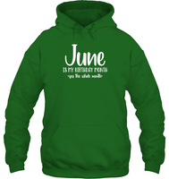 June Birthday Month Unisex Heavyweight Pullover Hoodie