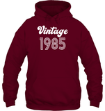 1985 Retro Vintage Birth Year Blast Unisex Heavyweight Pullover Hoodie